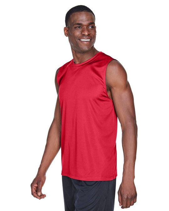 Team 365 TT11M - T-shirt sans manches de performance pour hommes