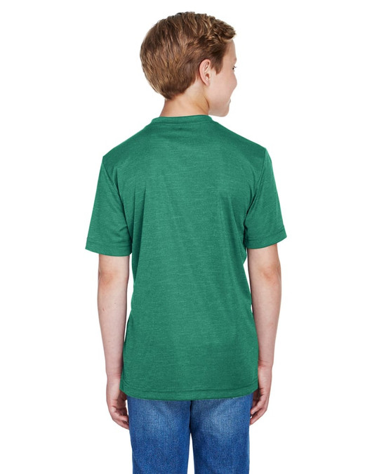 Team 365 TT11HY - Camiseta de rendimiento juvenil Sonic Heather