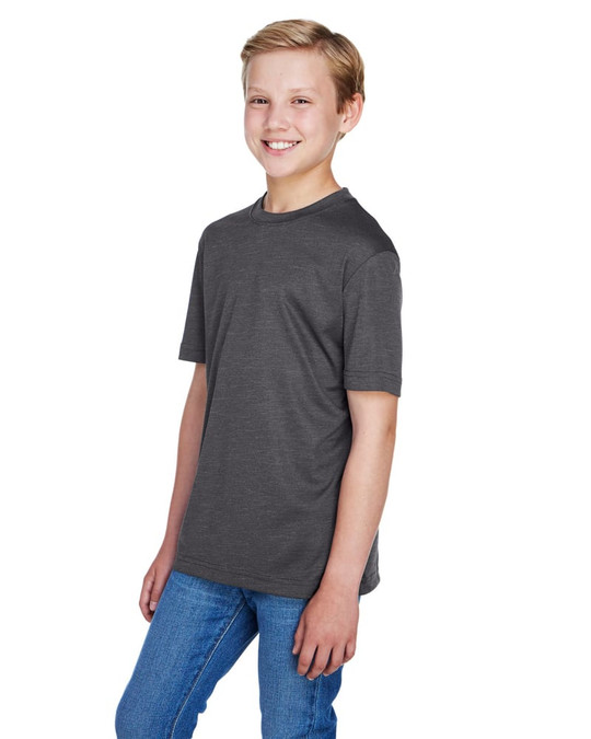 Team 365 TT11HY - T-shirt de performance Youth Sonic Heather