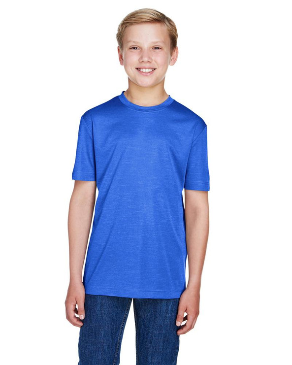 Team 365 TT11HY - Youth Sonic Heather Performance T-Shirt
