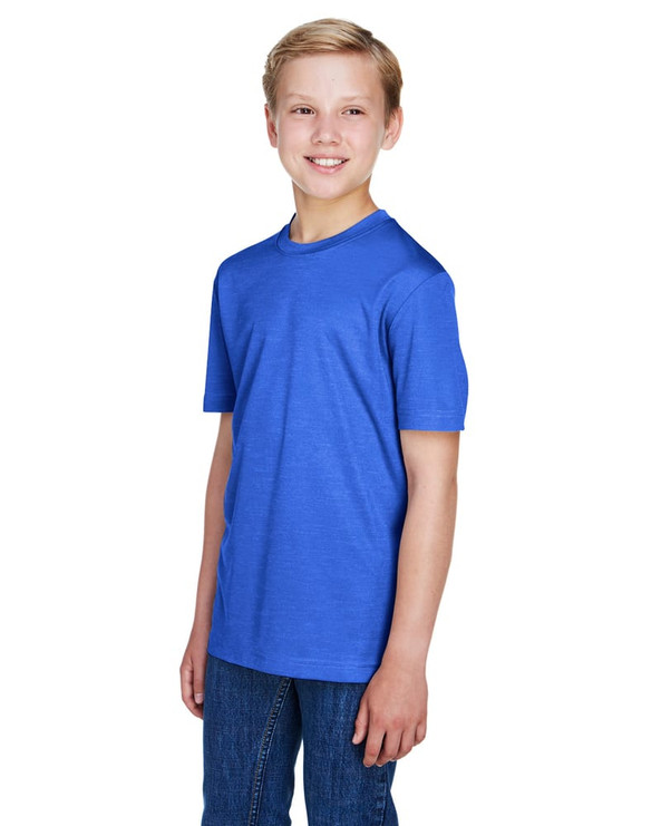 Team 365 TT11HY - Youth Sonic Heather Performance T-Shirt