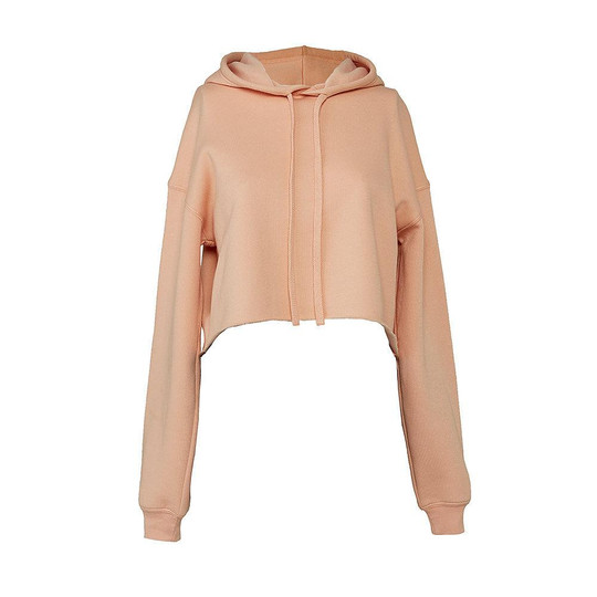 Bella+Canvas B7502 - Ladies Cropped Fleece Hoodie