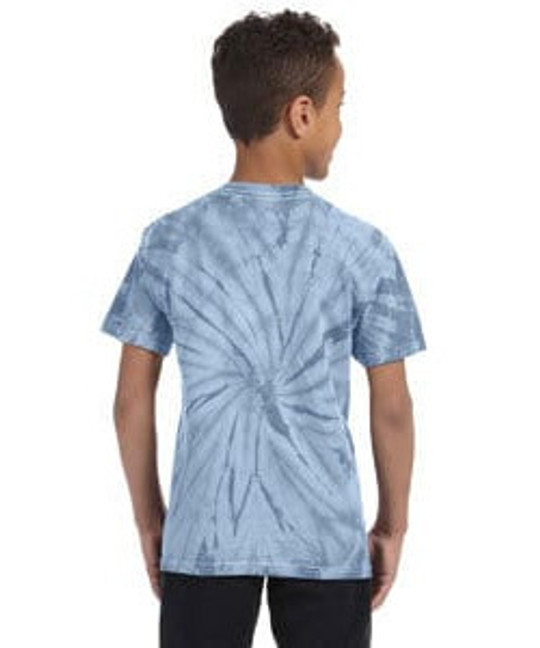 Tie-Dye CD101Y - Camiseta Spider Tie-Dyed juvenil de 5,4 oz. y 100% algodón