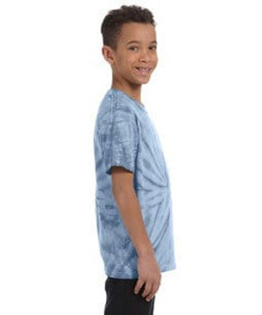 Tie-Dye CD101Y - Camiseta Spider Tie-Dyed juvenil de 5,4 oz. y 100% algodón