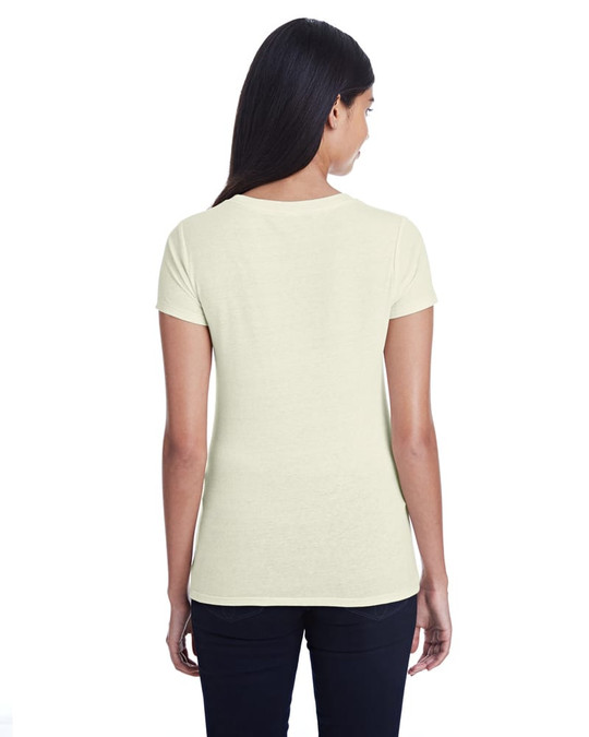 Threadfast 202A - Camiseta de manga corta Triblend para damas