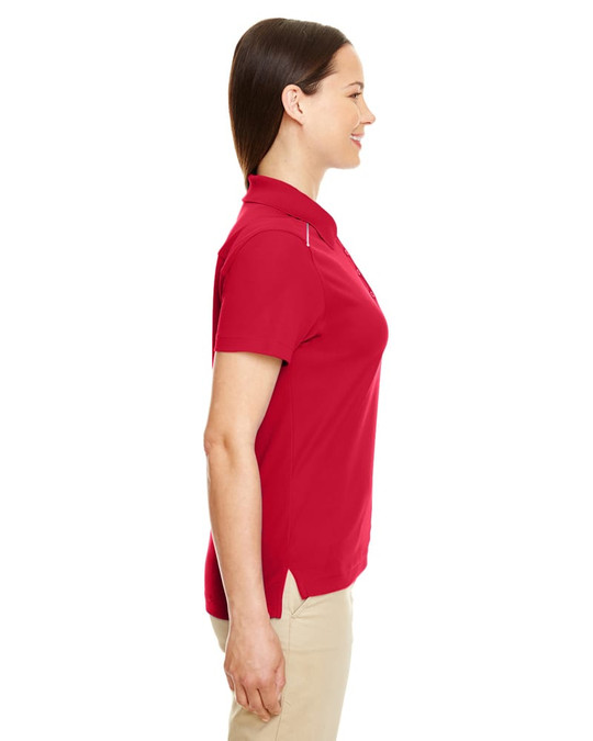 Core 365 78181R - Polo Piqué Performance Rayonnant pour Dames avec Passepoil Réfléchissant