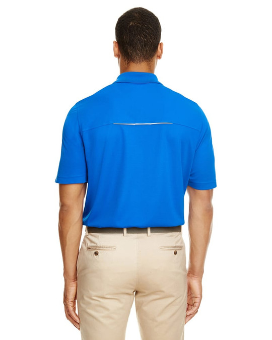 Core 365 88181R - Polo Piqué Performance Radiant pour Hommes avec Passepoil Réfléchissant