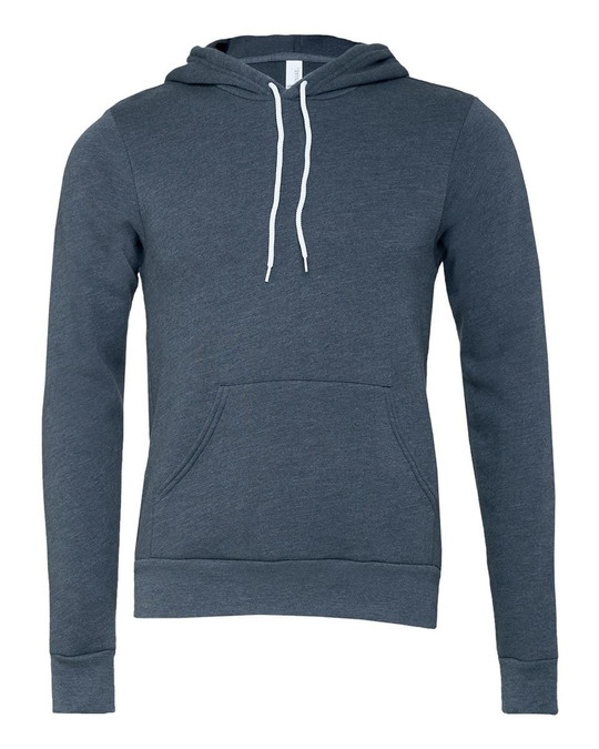 Bella+Canvas 3719 - Hoodie à capuche en molleton poly-coton