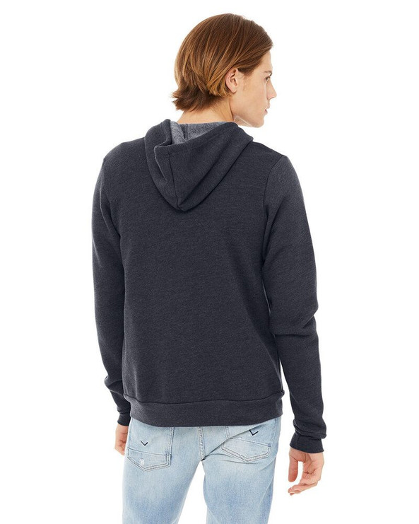Bella+Canvas 3739 - Buzo unisex con cierre y capucha
