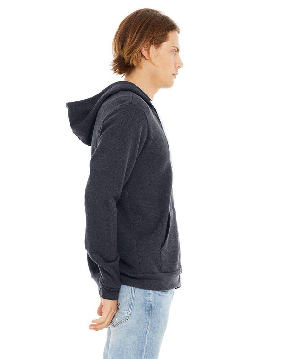 Bella+Canvas 3739 - Buzo unisex con cierre y capucha