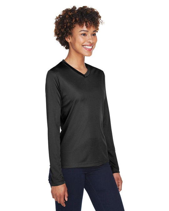 Team 365 TT11WL - T-shirt à manches longues Zone Performance pour femmes