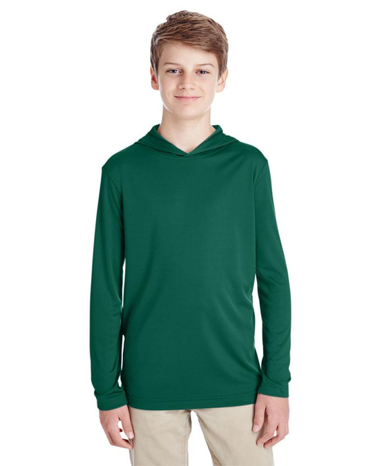 Team 365 TT41Y - Sudadera con capucha de rendimiento Youth Zone