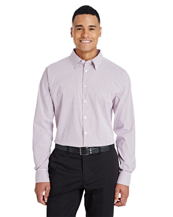 Devon & Jones DG540 - Men's CrownLux Performance Micro Windowpane Shirt