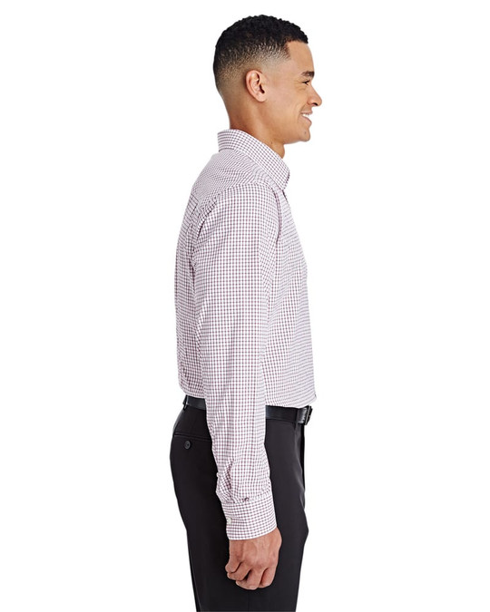 Devon & Jones DG540 - Men's CrownLux Performance Micro Windowpane Shirt