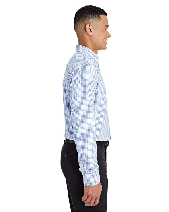 Devon & Jones DG540 - Men's CrownLux Performance Micro Windowpane Shirt