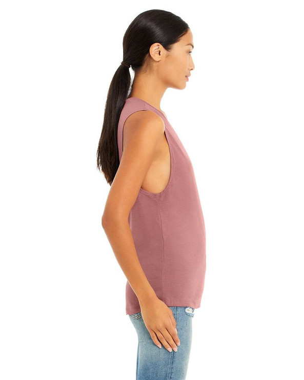 BELLA+CANVAS B8803 - Women's Flowy Scoop Muscle Tank