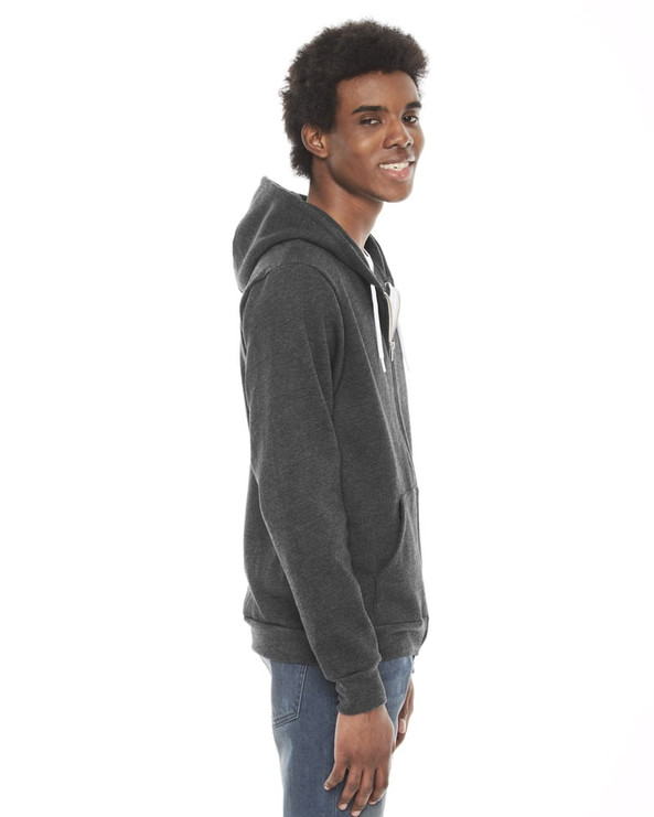 American Apparel F497W - Unisex Flex Fleece Zip Hoodie