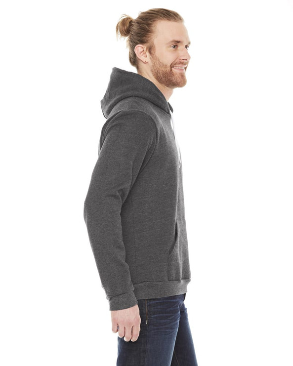 American Apparel F498W - Unisex Flex Fleece Drop Shoulder Pullover Hoodie