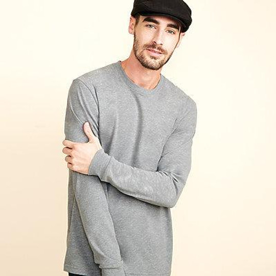 Next Level NL6411 - CAMISETA DE MANGA LARGA SUEDED PARA HOMBRE