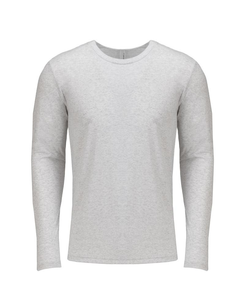 Next Level 6071 - Camiseta de Hombre Triblend de Manga Larga Crew