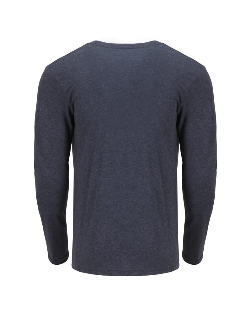 Next Level 6071 - Camiseta de Hombre Triblend de Manga Larga Crew