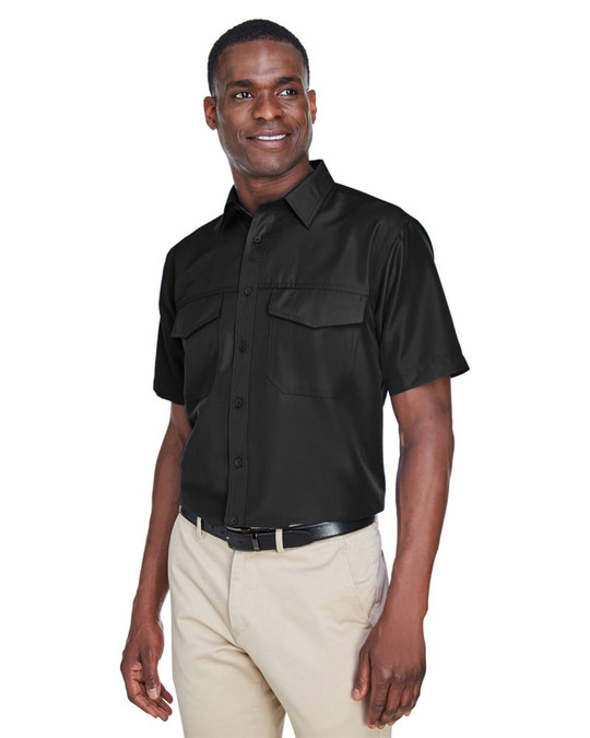 Harriton M580 - Camisa de Desempeño para Personal de Manga Corta Key West