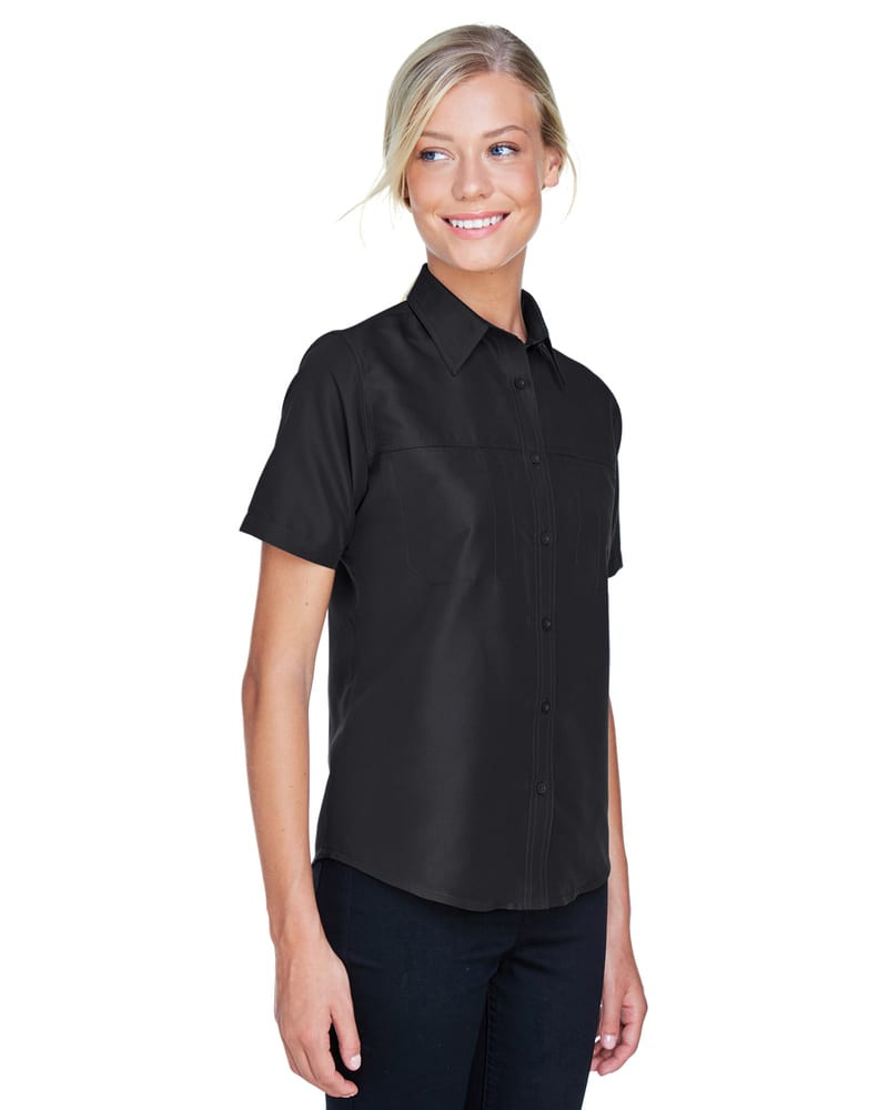 Harriton M580W - Ladies Key West Short-Sleeve Performance Staff Shirt