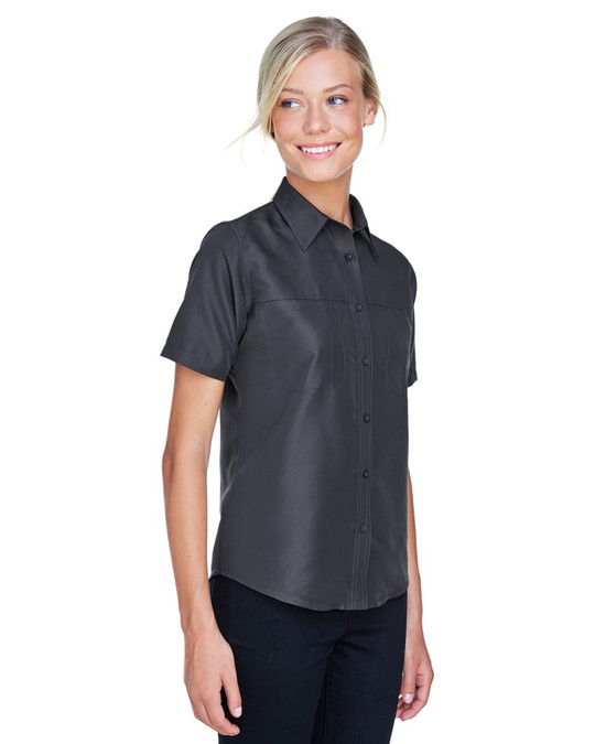 Harriton M580W - Ladies Key West Short-Sleeve Performance Staff Shirt