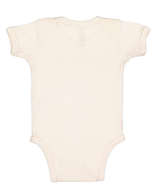 Rabbit Skins 4400 - Body de bebé con hombro solapado, Baby Rib, 5 oz. para infantes
