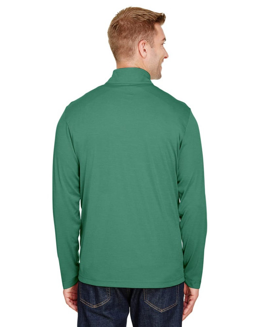 Team 365 TT31H - Quart de zip de performance pour hommes Zone Sonic Heather