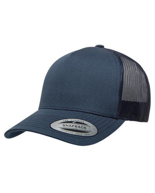 Yupoong 6506 - Casquette Trucker Rétro 5 Panneaux pour Adultes