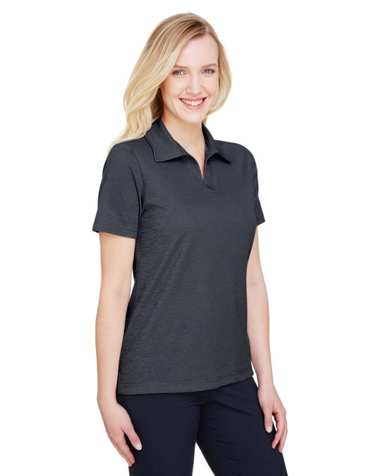 Devon & Jones DG22W - Polo Mélange de Dirección para Damas CrownLux Performance