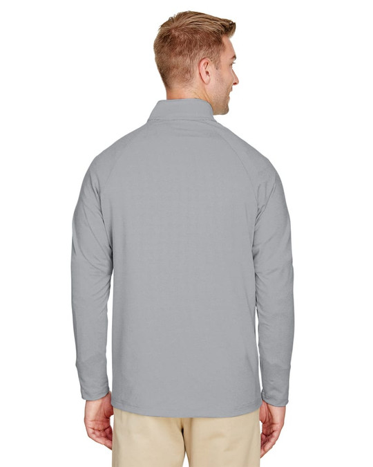 Devon & Jones DG480 - Men's CrownLux Performance Clubhouse Micro-Stripe Quarter-Zip