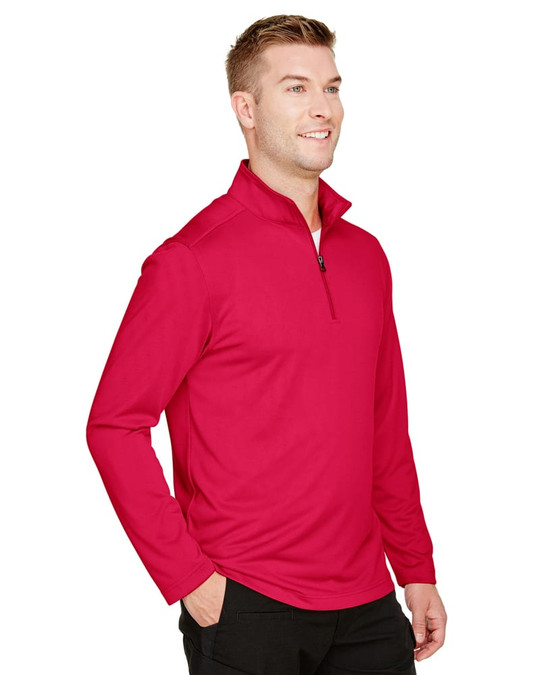 Harriton M748 - Quart de zip IL Advantage Snag Protection Plus pour hommes