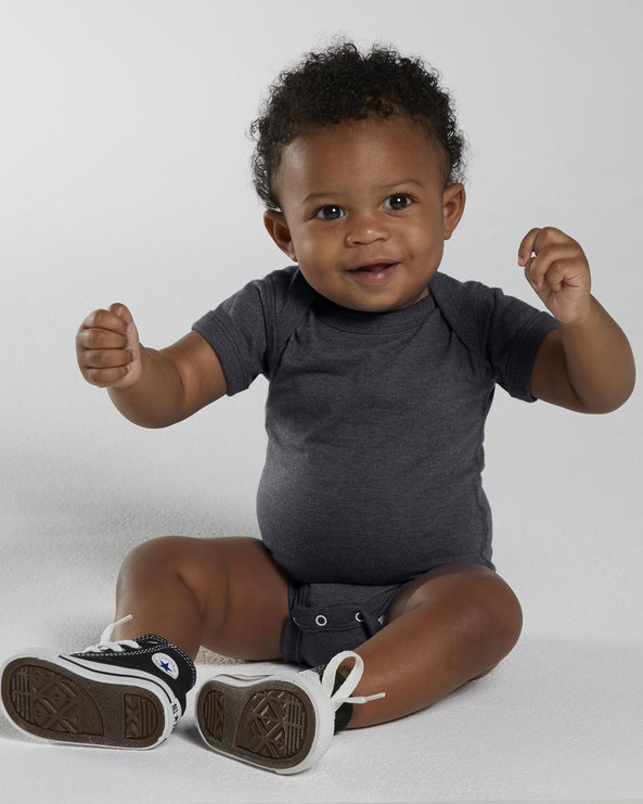 Rabbit Skins 4424 - Fine Jersey Infant Lap Shoulder Creeper