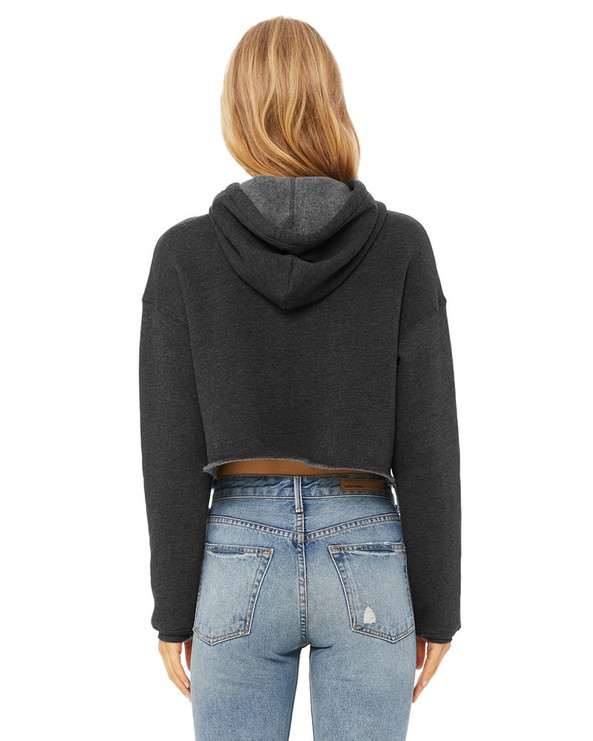 Bella+Canvas B7502 - Ladies Cropped Fleece Hoodie
