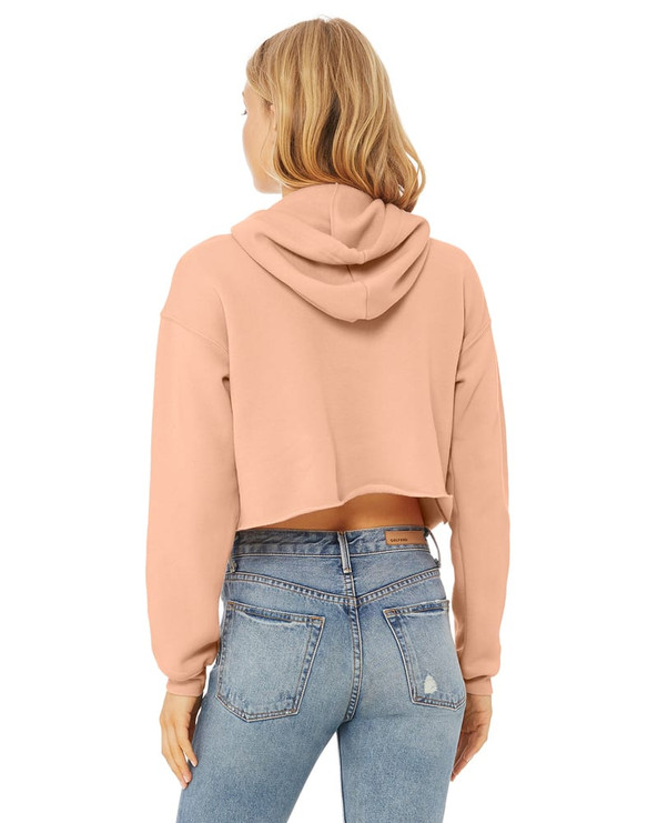 Bella+Canvas B7502 - Ladies Cropped Fleece Hoodie