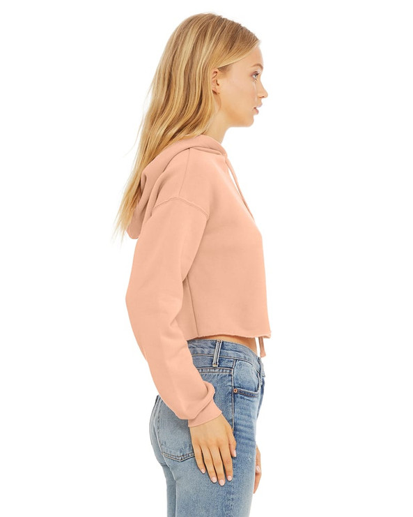 Bella+Canvas B7502 - Ladies Cropped Fleece Hoodie