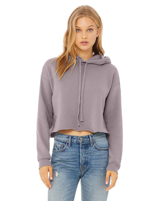 Bella+Canvas B7502 - Hoodie court en molleton pour femmes