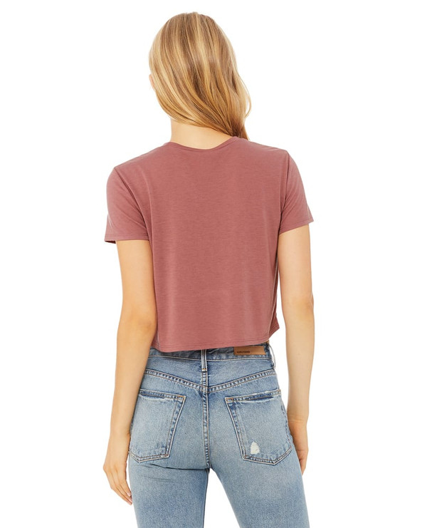 Bella+Canvas B8882 - Ladies Flowy Cropped T-Shirt