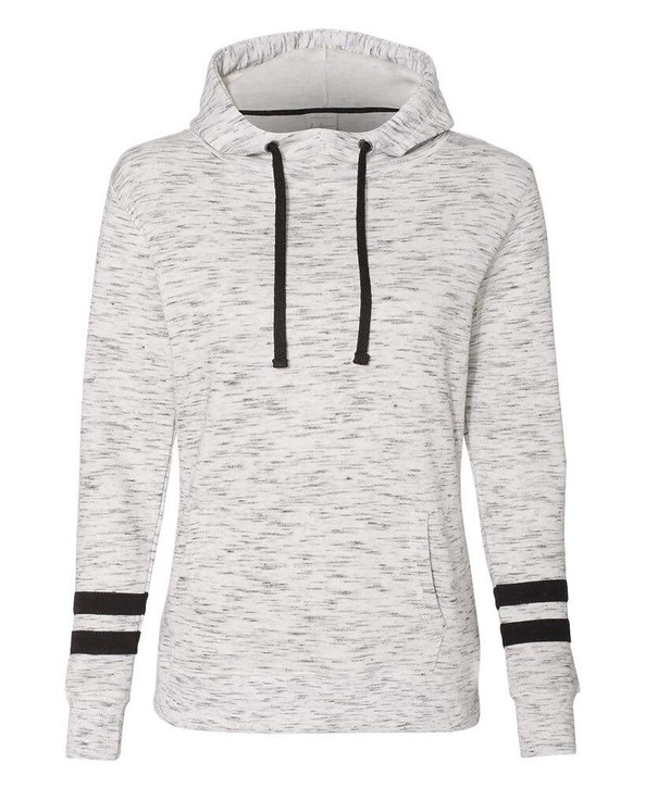 J. America JA8674 - Ladies' Melange Fleece Scuba Hood