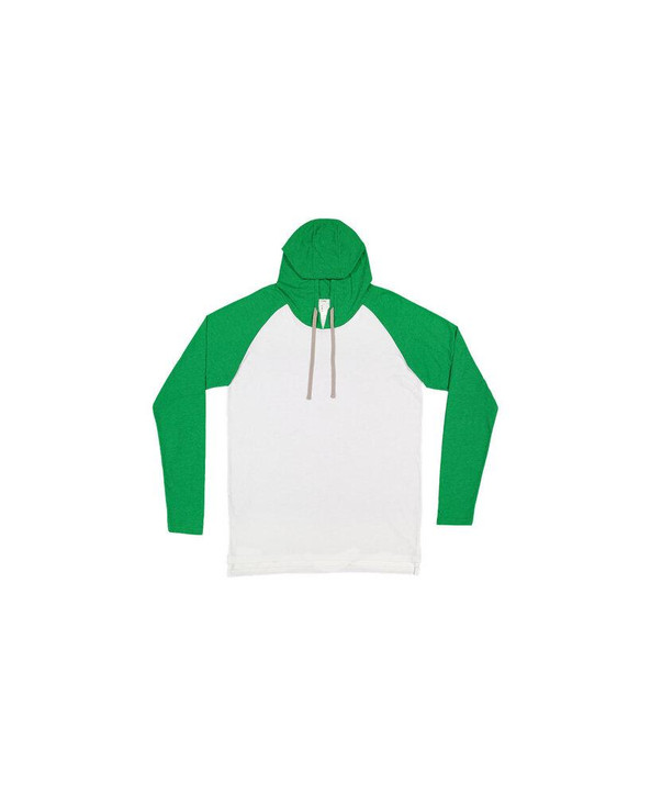 LAT Apparel LA6917 - LAT Men's Hooded Raglan Long Sleeve Fine Jersey Tee