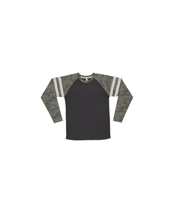 LAT Apparel LA6934 - LAT Men's Gameday Mash-Up Long Sleeve Vintage Fine Jersey Tee