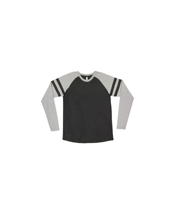 LAT Apparel LA6934 - Camiseta de manga larga LAT Gameday Mash-Up para hombre, de punto fino vintage