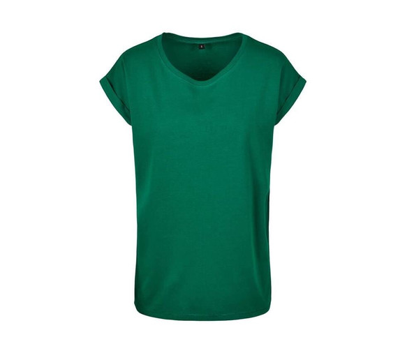 Build Your Brand BY021 - Ladies Extended Shoulder Tee