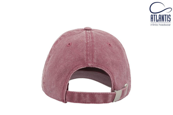 ATLANTIS AT056 - Casquette 6 pans mid visor délavée