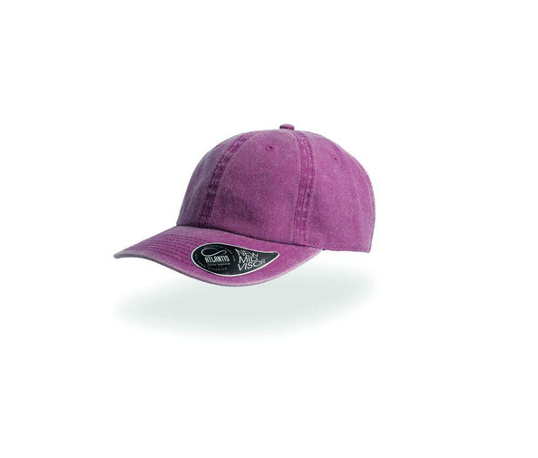 ATLANTIS AT056 - Casquette 6 pans mid visor délavée