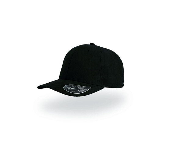 ATLANTIS AT058 - Casquette 6 pans mid visor faux suède