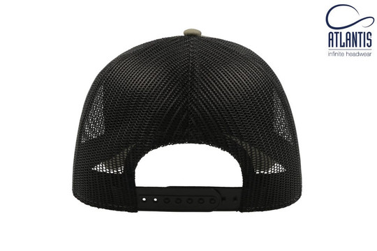 ATLANTIS AT085 - Casquette 5 pans style trucker en coton