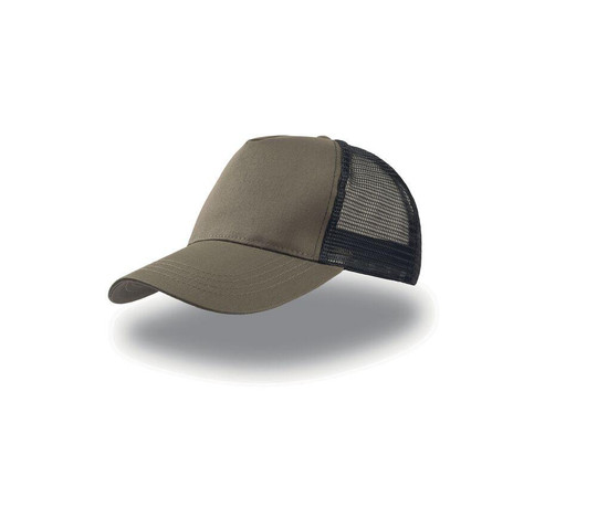 ATLANTIS AT085 - Casquette 5 pans style trucker en coton